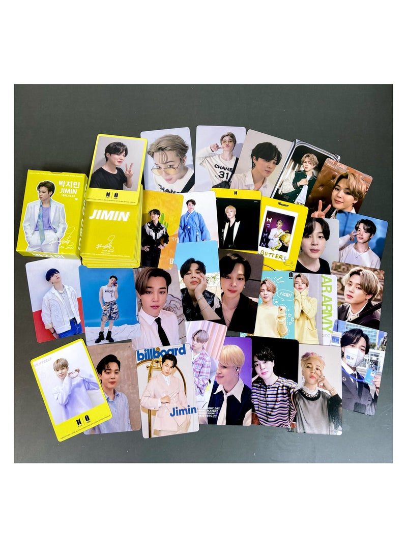 SKYLO 55-Piece BTS Jimin Personal Photo Lomo Card - Image 5