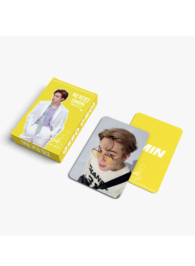 SKYLO 55-Piece BTS Jimin Personal Photo Lomo Card - Image 4