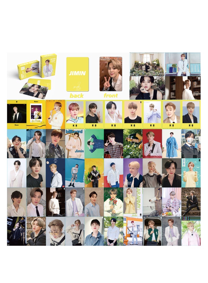 SKYLO 55-Piece BTS Jimin Personal Photo Lomo Card - Image 1