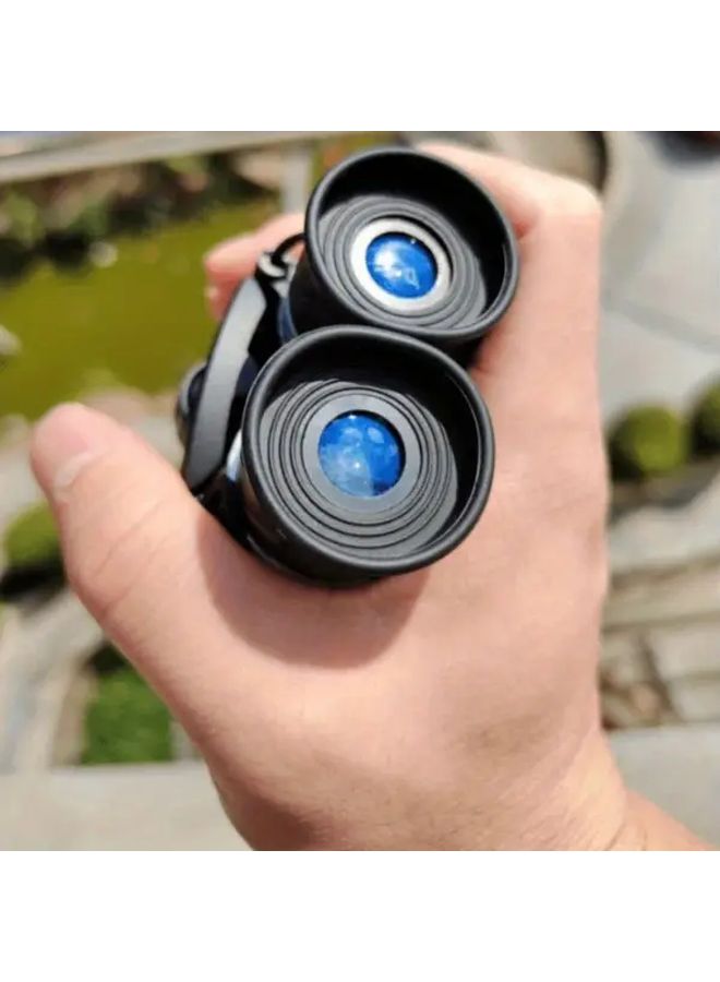 Black HD 10X22 Binoculars Portable Folding For Outdoor Hunting Travel Camping - Image 3