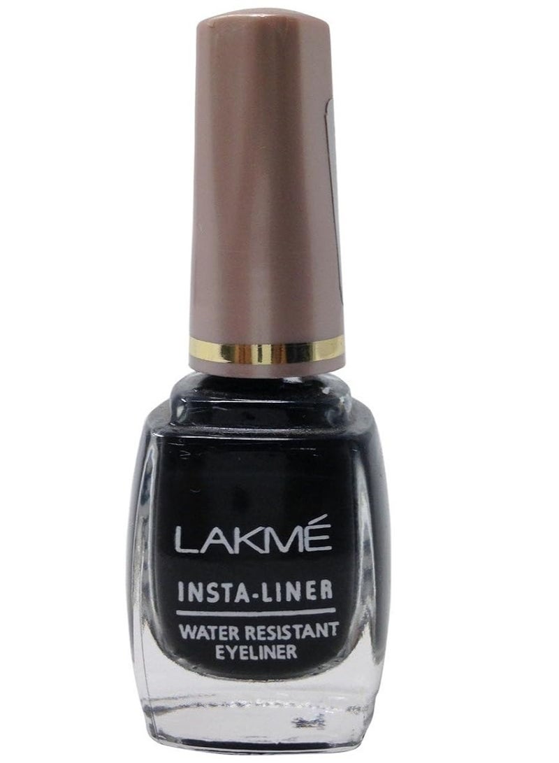 لاكمي محدد عيون لاكمي إنستا، لمسة نهائية سوداء شبه لامعة، مقاوم للماء، يدوم طويلاً، 9 مل - Image 1