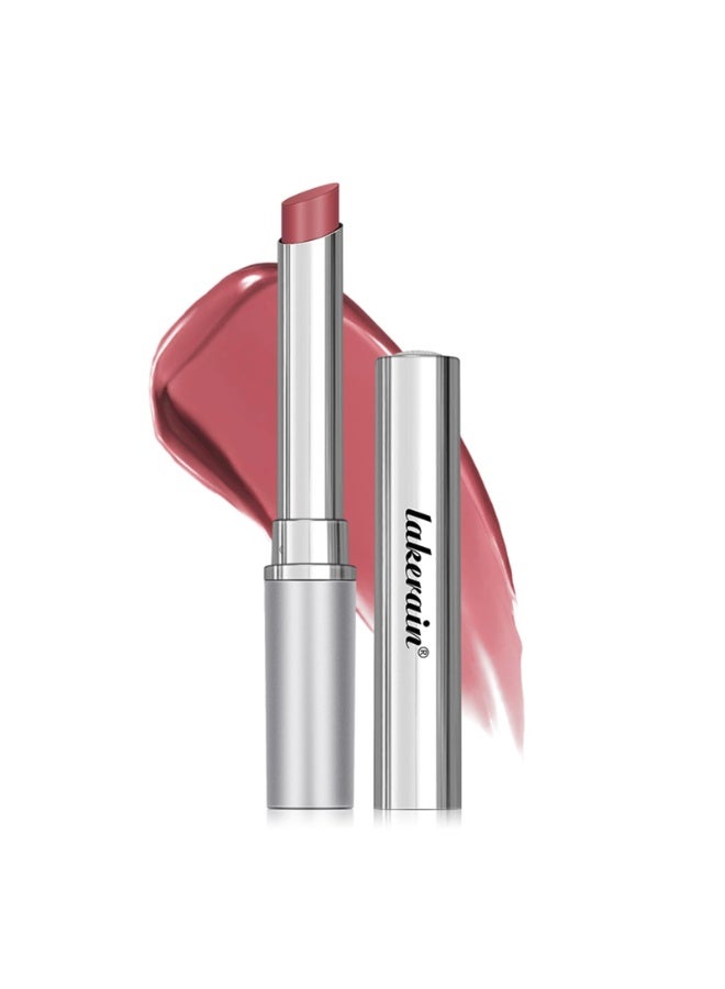 lakerain Pink Tinted Lip Balm, Hydrating Sheer Soft Matte Finish Lipstick for Women, Creamy Natural Color Lip Tint Balm Lightweight And Non-greasy Lip Glow Long Lasting Waterproof for Dry Lips - Image 1