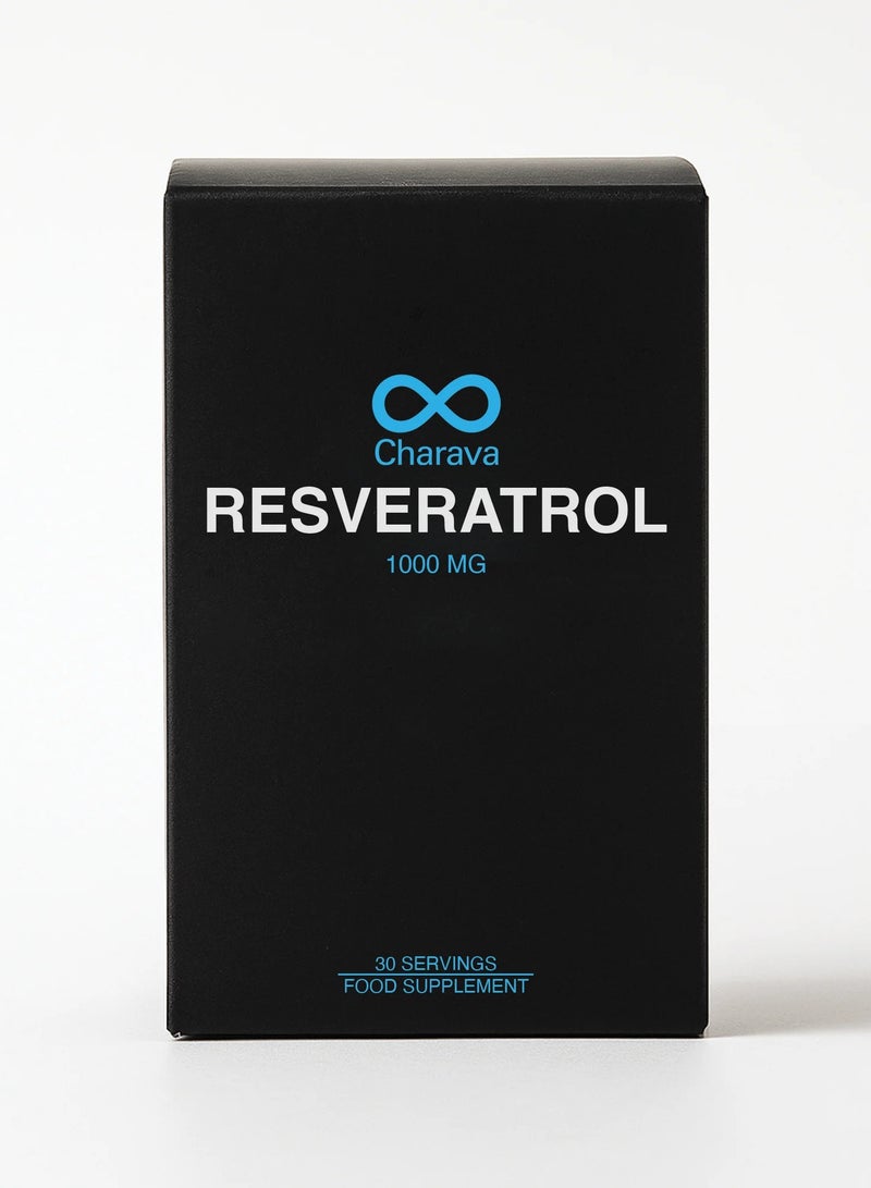 Resveratrol 1000mg Antioxidant Capsules, Pack of 30's