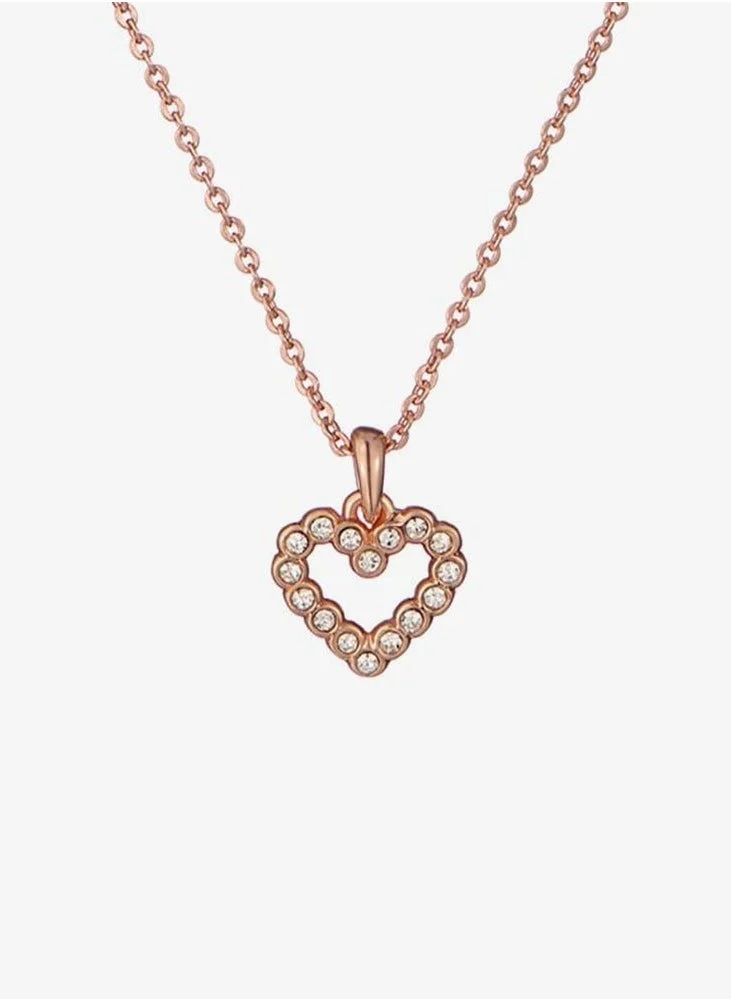 تيد بيكر Hannela Crystal Heart Pendant Necklace