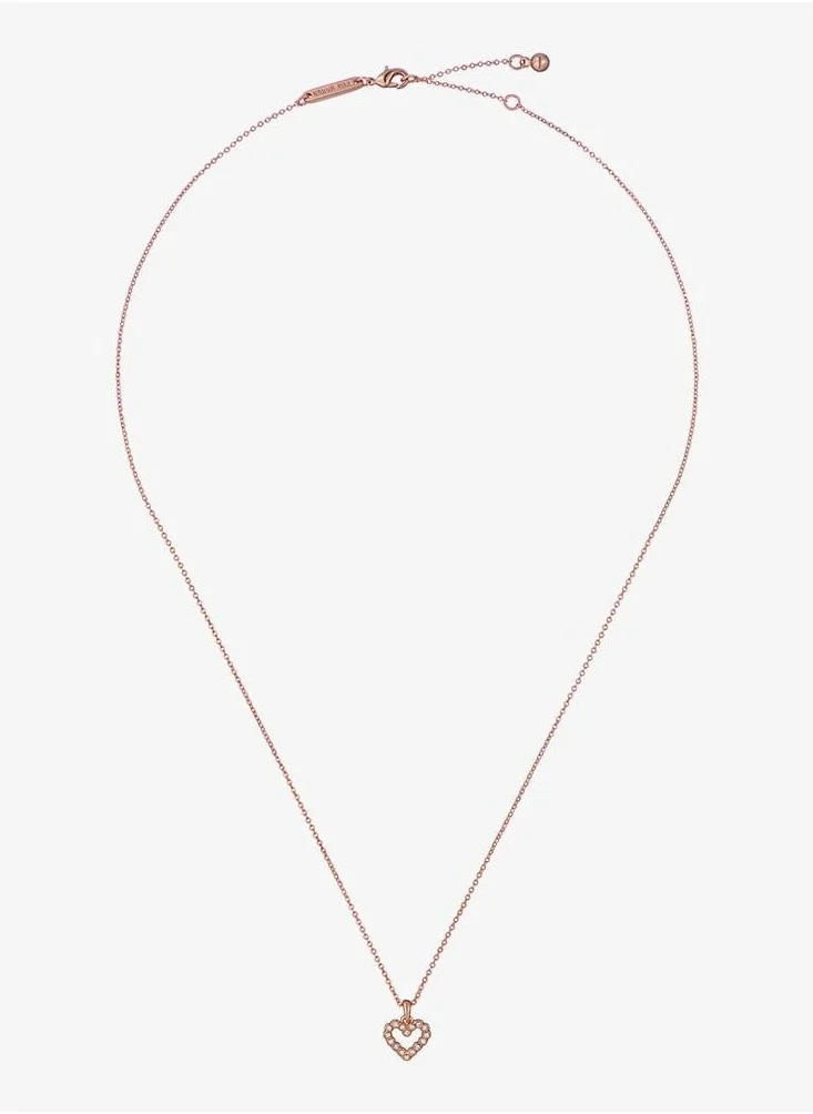تيد بيكر Hannela Crystal Heart Pendant Necklace