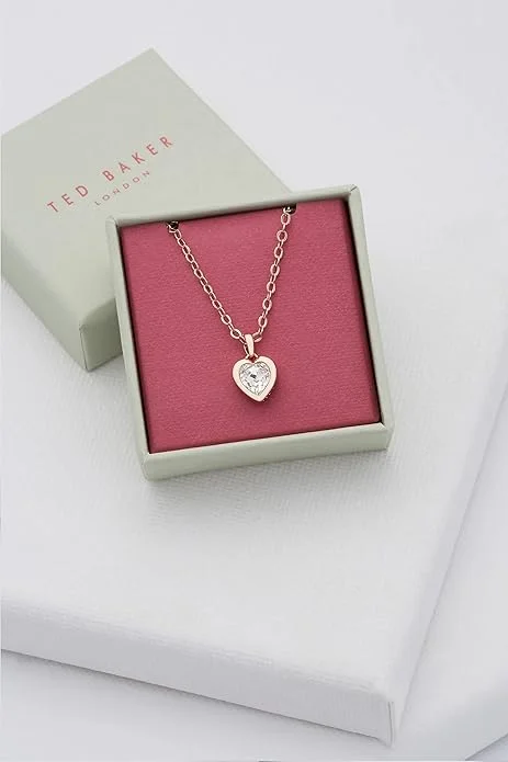 Ted Baker Hannela Crystal Heart Pendant Necklace