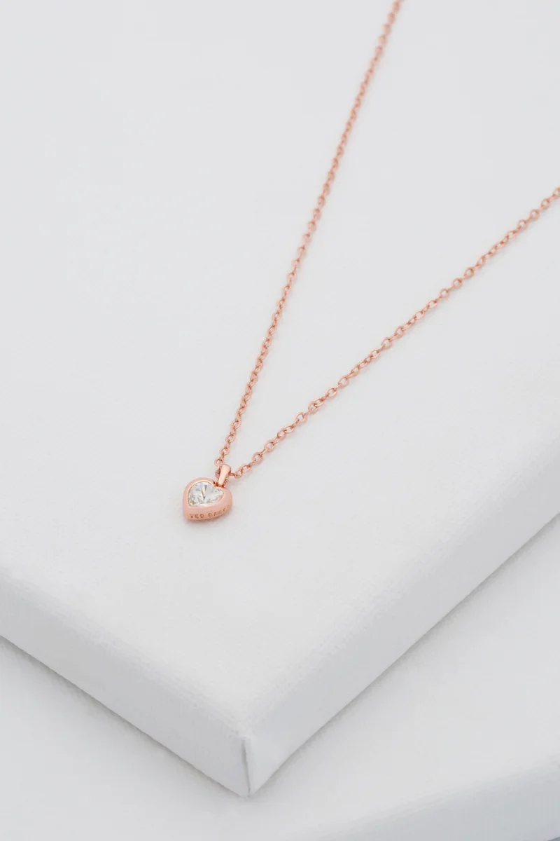 Ted Baker Hannela Crystal Heart Pendant Necklace