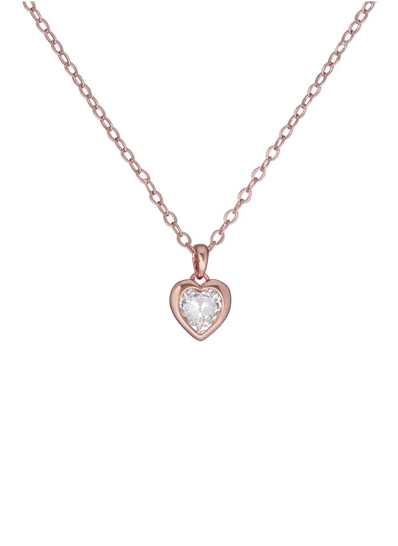 تيد بيكر Hannela Crystal Heart Pendant Necklace