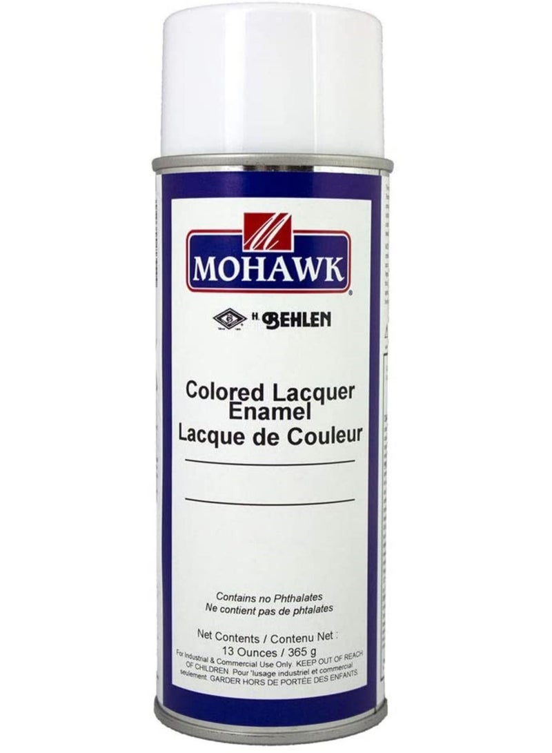 Mohawk Finishing Products Mohawk Colored Lacquer Enamel Midnight Blue M104 0156, Premium Lacquer Spray for Wood Fast Drying, Opaque Finish 13oz  - Image 1
