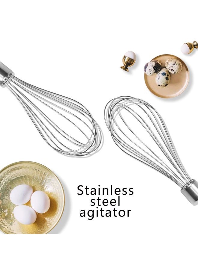 Abvsdu 2 Pcs Hand Mixer Attachments Beaters, Hand Mixer Beaters Attachments for Kitchen Stainless Steel Replacement Parts for Hamilton Beach 62682RZ 62692 62695V 64699 Mixer (Oval Silver) - Image 5