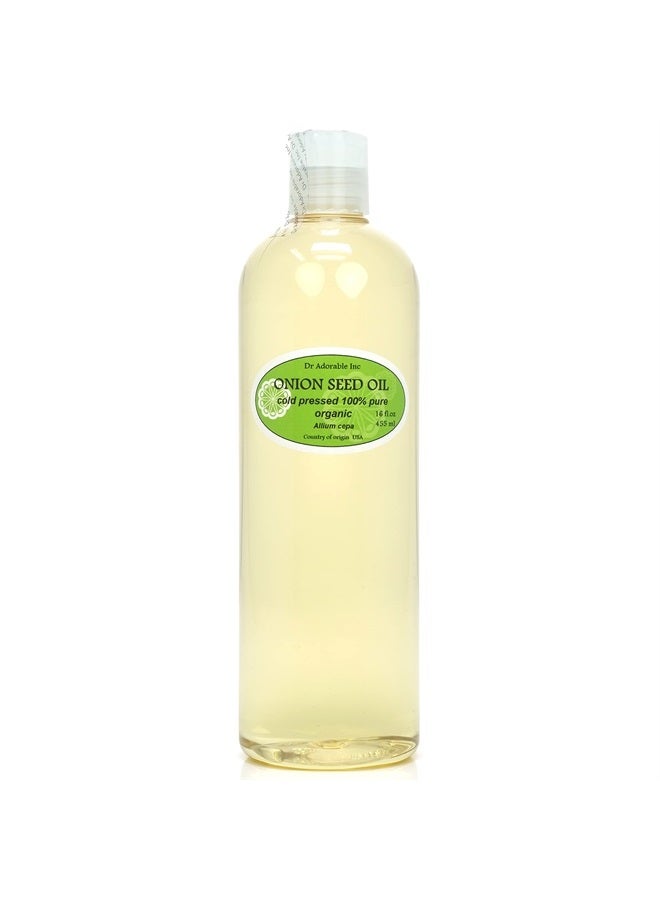 Generic 16 Oz Premium Onion Seed Oil Organic Natural Hair Care Hair Treatment Cold Pressed 