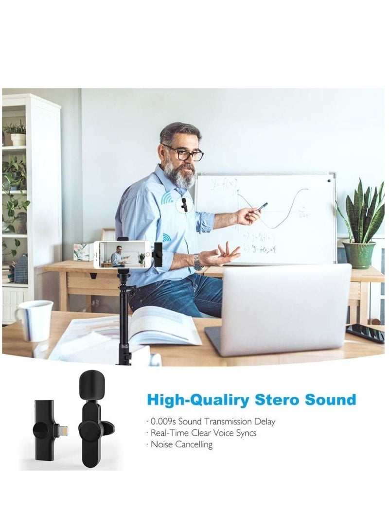 ELTRAZONE Wireless Lapel Lavalier Microphone for iPhone iPad Recording YouTube Facebook Live Stream Vlog, Auto-Sync Wireless Mic with 2 Clips - Image 5