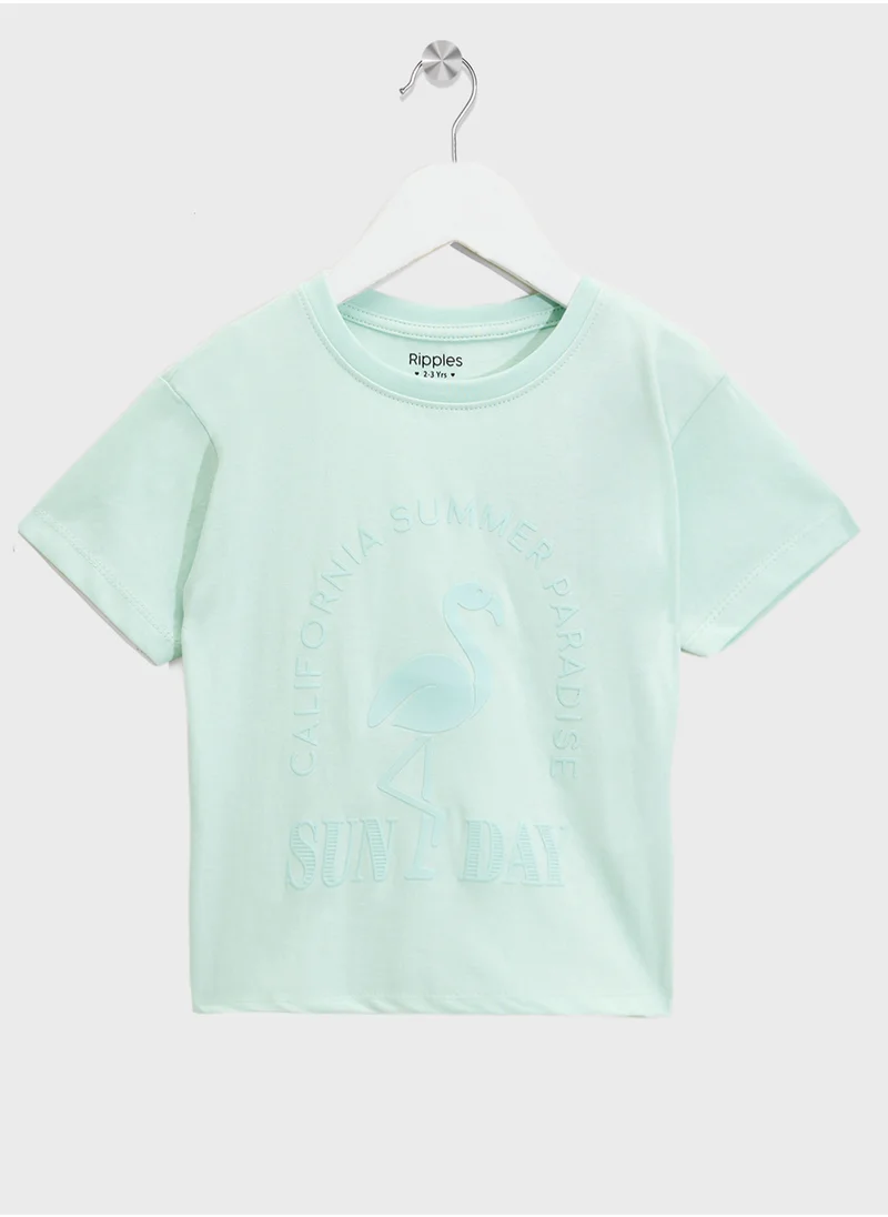ريبلز مع نمشي Girls T-shirt