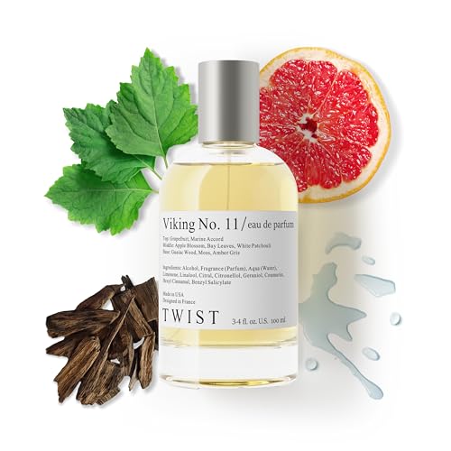 Twist - Viking No. 11 - Eau De Parfum Inspired by P.R, Long-Lasting Perfume For Men, Paraben Free, Vegan, Clean Ingredients, Fragrance - Spray 100 ml | 3.4 fl. oz. - Image 1