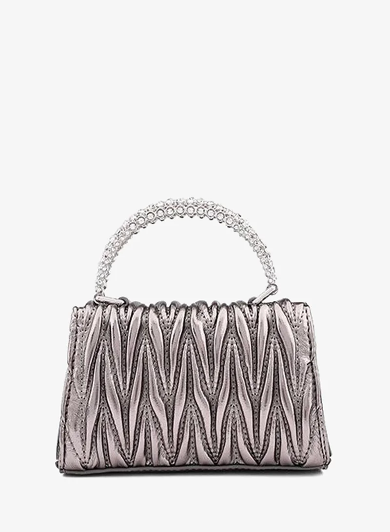 Cuple Pewter Tween Girls Top Handle Mini Bag for Women | Best Price UAE