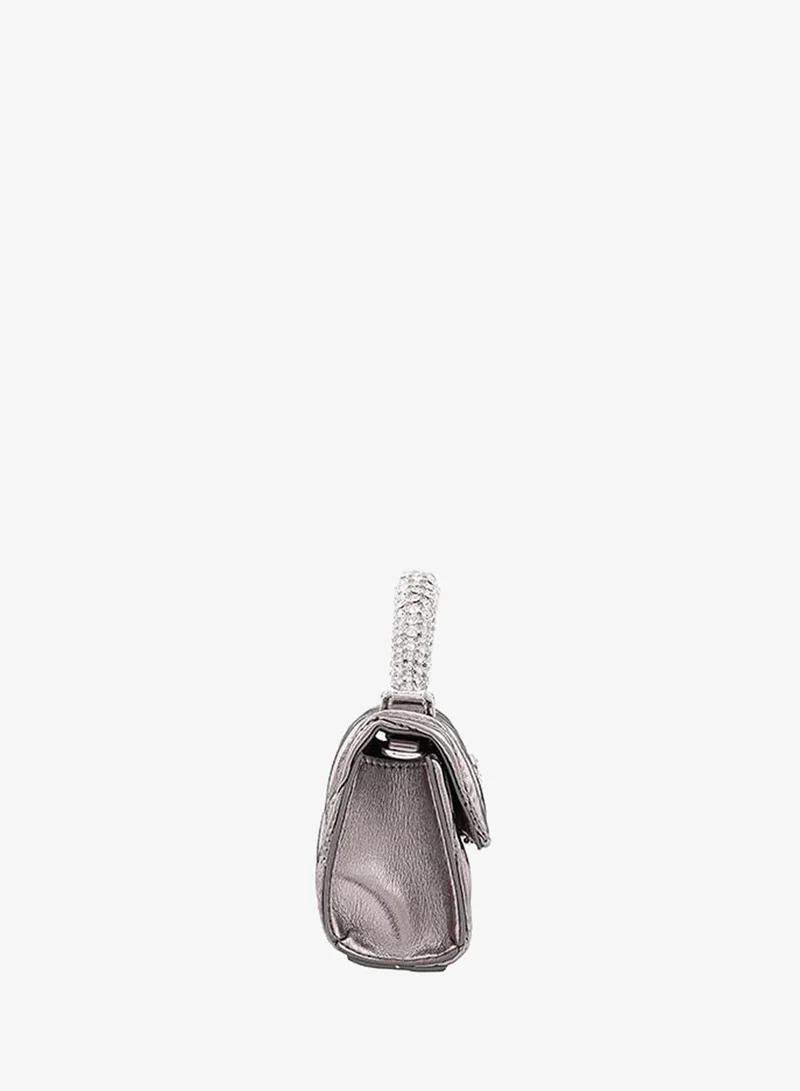 Cuple Pewter Tween Girls Top Handle Mini Bag for Women | Best Price UAE