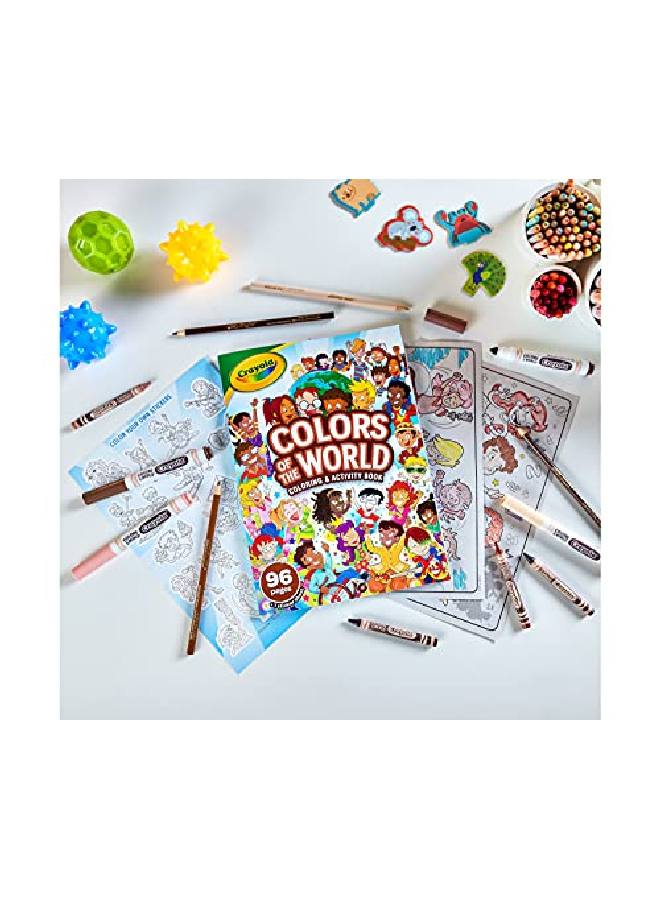 Crayola Colors Of The World Coloring Book Gift For Kids 96 Pages - Image 3