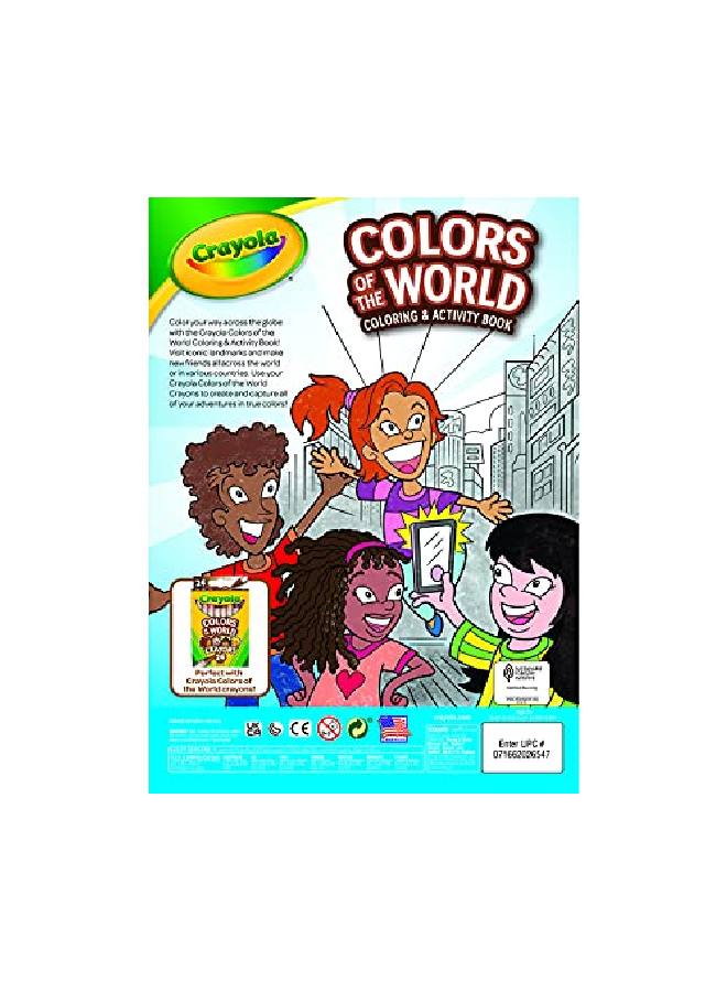 Crayola Colors Of The World Coloring Book Gift For Kids 96 Pages - Image 2