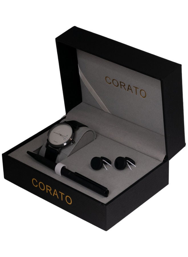 Corato set, black with a white dial, formal, special. - Image 3