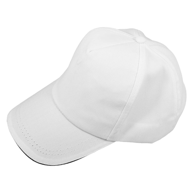 DIY Blank Hand-Painted Baseball Cap Graffiti Peaked Hat for Boys White - Image 2