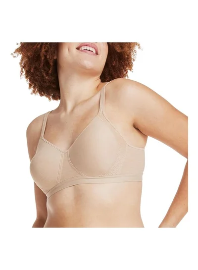 Hanes Hanes Womens X Temp Foam Wire Free Nude Large