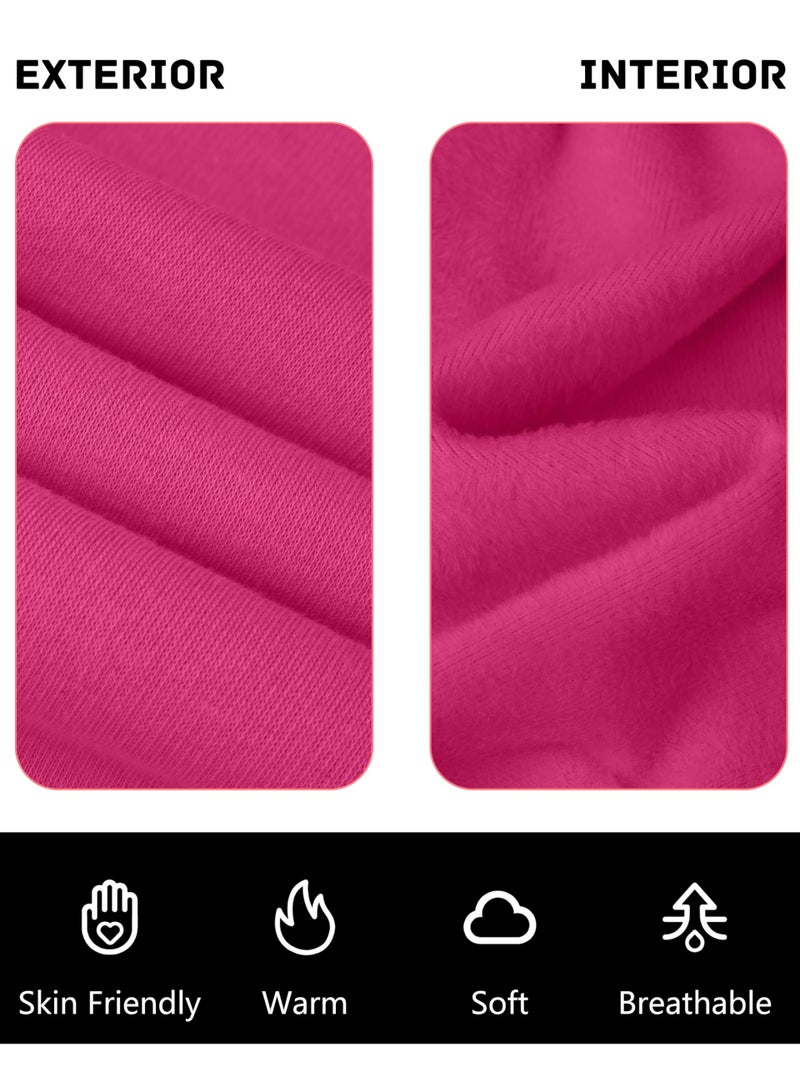 Resinta 4 Pack Girls Fleece Lined Leggings Thick Thermal Tights Soft Stretchy Pants Winter Warm Clothes for Kid - Image 4