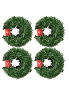 Timoo Timoo 80 Ft Christmas Garland Greenery 4 Strands Green Garland Christmas Artificial Pine Garland Soft Garland Holiday Garland Greenery Christmas Greenery Decorations for Stair Fireplace Outdoor Indoor  - Image 1