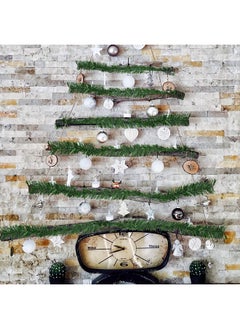 Timoo Timoo 80 Ft Christmas Garland Greenery 4 Strands Green Garland Christmas Artificial Pine Garland Soft Garland Holiday Garland Greenery Christmas Greenery Decorations for Stair Fireplace Outdoor Indoor  - Image 4