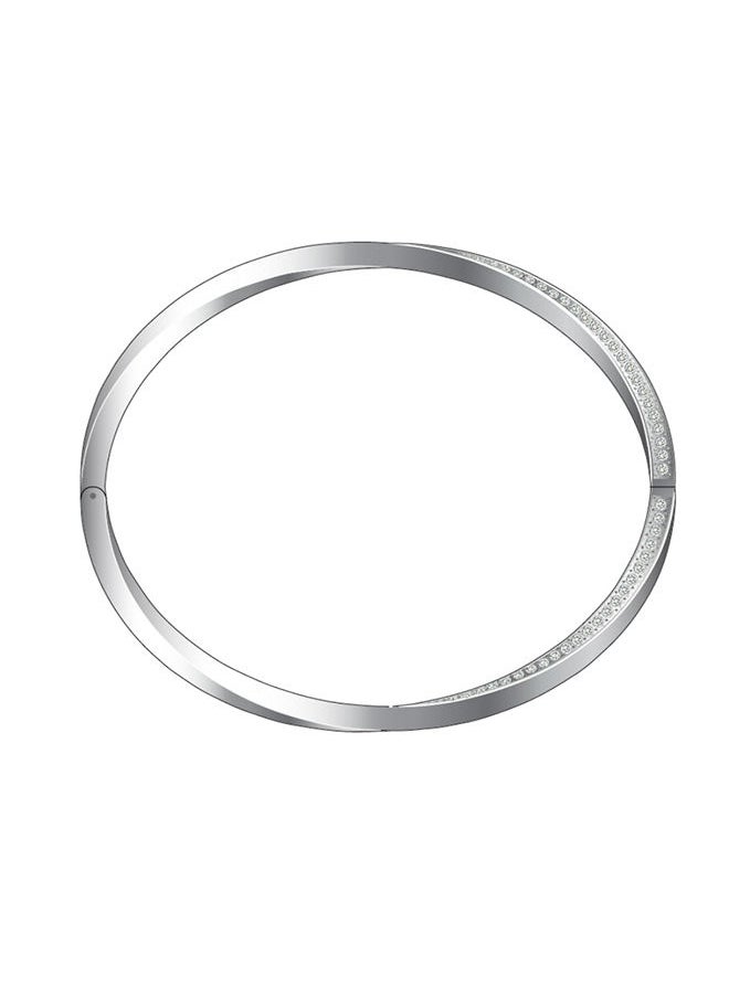 HUGO BOSS HUGO BOSS SIGNATURE, WOMEN's TWISTED HINGE BANGLE - 1580129M  - Image 1