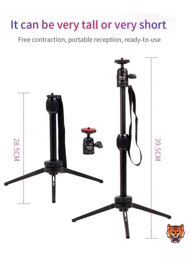 TIGER "Table Tripod Stand – Lightweight Aluminum, Maximum Height 39.5cm, 3kg Load Capacity, Compatible with Mobile Phones & Cameras" - Image 2