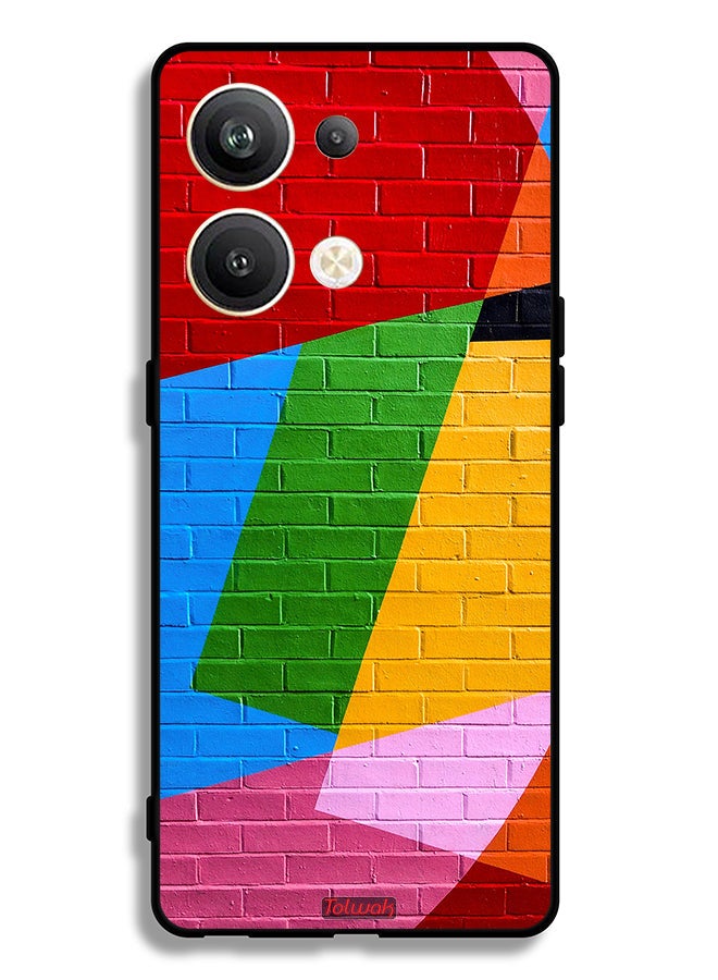 Tolwak Oppo Reno9 Pro Plus 5G Protective Case Cover Colorful Wall Painting - Image 2