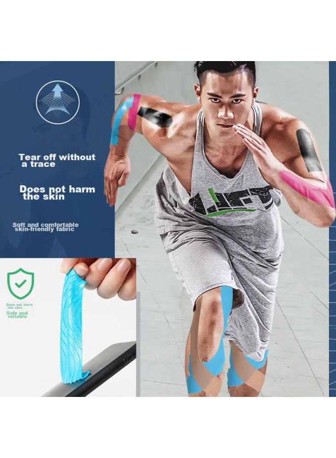 NAILEKESI N Nailikesi Sports Tape, Muscle Tape, Marathon Elastic Bandage, Knee Fixation, Running Thigh Muscle Tape, Muscle Strain  - Image 2