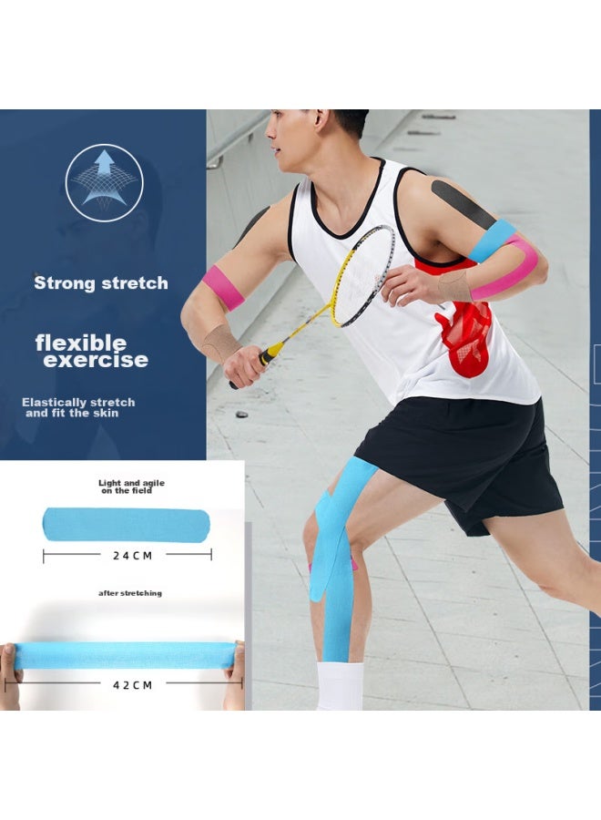 NAILEKESI N Nailikesi Sports Tape, Muscle Tape, Marathon Elastic Bandage, Knee Fixation, Running Thigh Muscle Tape, Muscle Strain  - Image 4