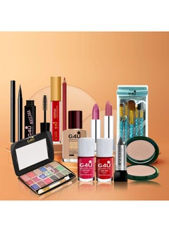 G4U Complete Makeup Set For Women | Pro Beauty Elegance Kit Pack Of 17 Pcs | Gift Set For Girls A03  - Image 1