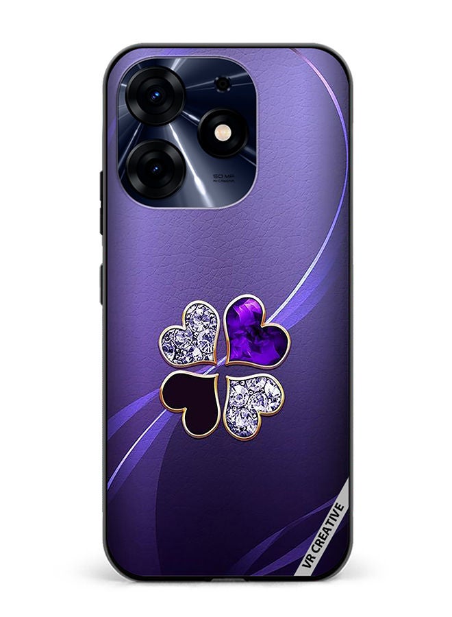 VR CREATIVE Protective Case Cover For Tecno Spark 10 Pro Heart Design  Multicolour - Image 1