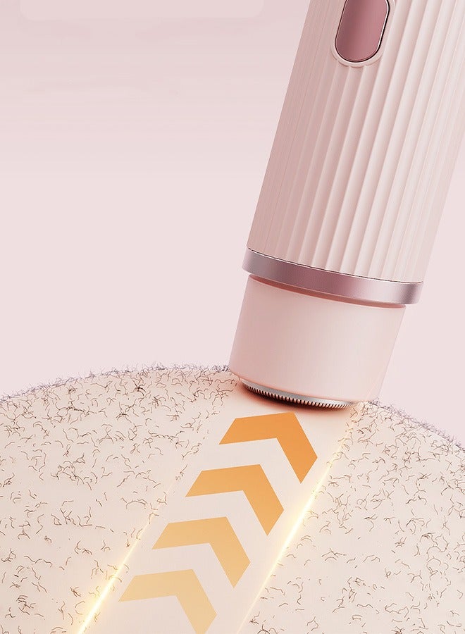 بونيتو ماكينة حلاقة كهربائية للنساء، ماكينة حلاقة نسائية غير مؤلمة 2 في 1، ماكينة حلاقة نسائية محمولة مضادة للماء لإزالة الشعر للسيدات رطبة وجافة بدون أسلاك لإزالة شعر الوجه والساقين وتحت الإبط (وردي) - Image 4