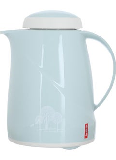 helios German Plastic Thermos 0.3 L Tree Pattern Cyan  - Image 1