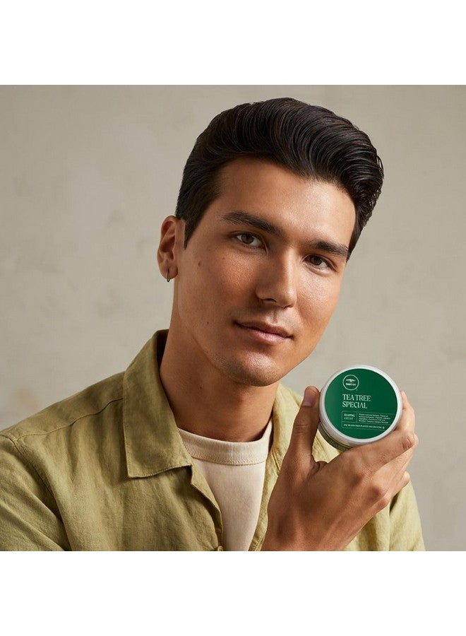 Tea Tree Shaping Cream, Hair Styling Cream, Long-Lasting Hold, Matte Finish, For All Hair Types, 3 oz - Image 5