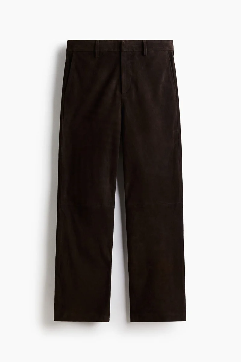 H&M  Relaxed Fit Suede trousers for Men | Best Price UAE