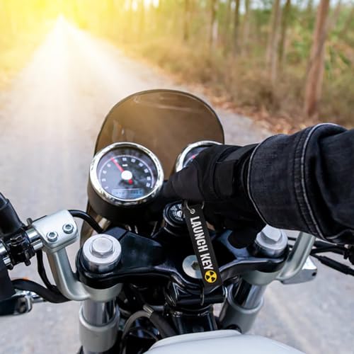 JAGASOL Motorcycle Keychain Tag, Key Ring for Scooters, ATV, UTV, Cars, Backpacks, Trucks, Sportbikes, Dirt Bike, Gifts, Funny Key Chain Lanyard for Men and Women [Launch Key] - Image 4