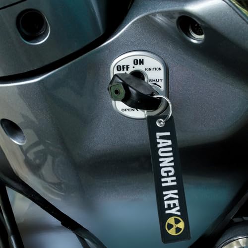 JAGASOL Motorcycle Keychain Tag, Key Ring for Scooters, ATV, UTV, Cars, Backpacks, Trucks, Sportbikes, Dirt Bike, Gifts, Funny Key Chain Lanyard for Men and Women [Launch Key] - Image 5