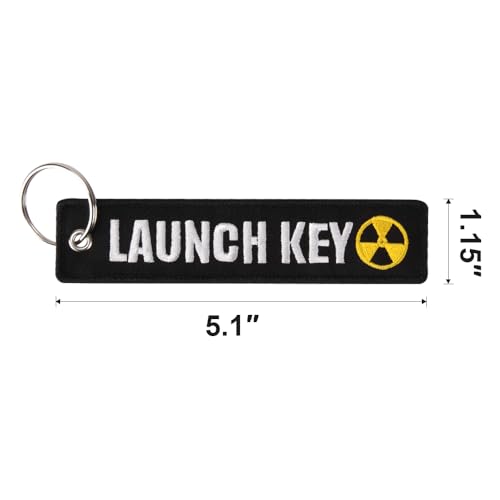 JAGASOL Motorcycle Keychain Tag, Key Ring for Scooters, ATV, UTV, Cars, Backpacks, Trucks, Sportbikes, Dirt Bike, Gifts, Funny Key Chain Lanyard for Men and Women [Launch Key] - Image 2