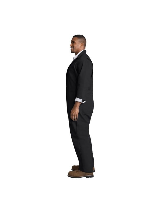 Red Kap Men's Long Sleeve Twill Action Back Coverall, Black, 48 Tall - Image 4