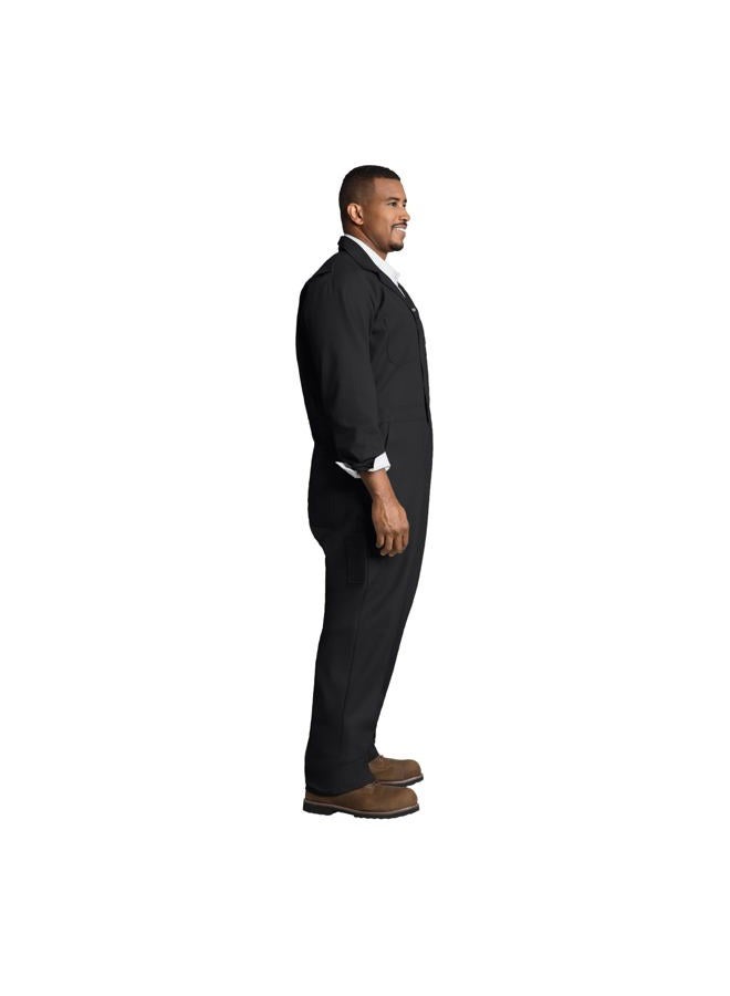 Red Kap Men's Long Sleeve Twill Action Back Coverall, Black, 48 Tall - Image 3
