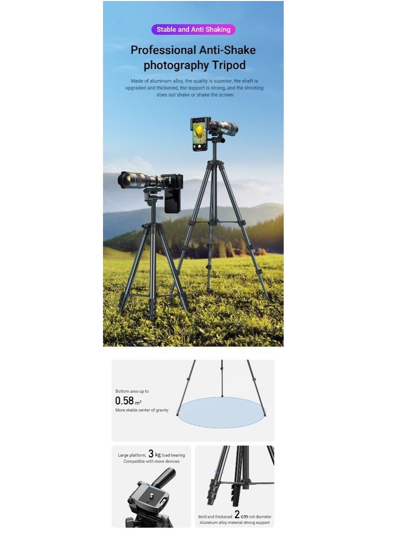 Generic 6X20 Monocular Telescope With Universal Smartphone Clip BAK4 Prism Compact Pocket Monocular with Hand Strap For Adults Kids Wildlife Bird Watching Hunting Camping Travel Secenery  - Image 5