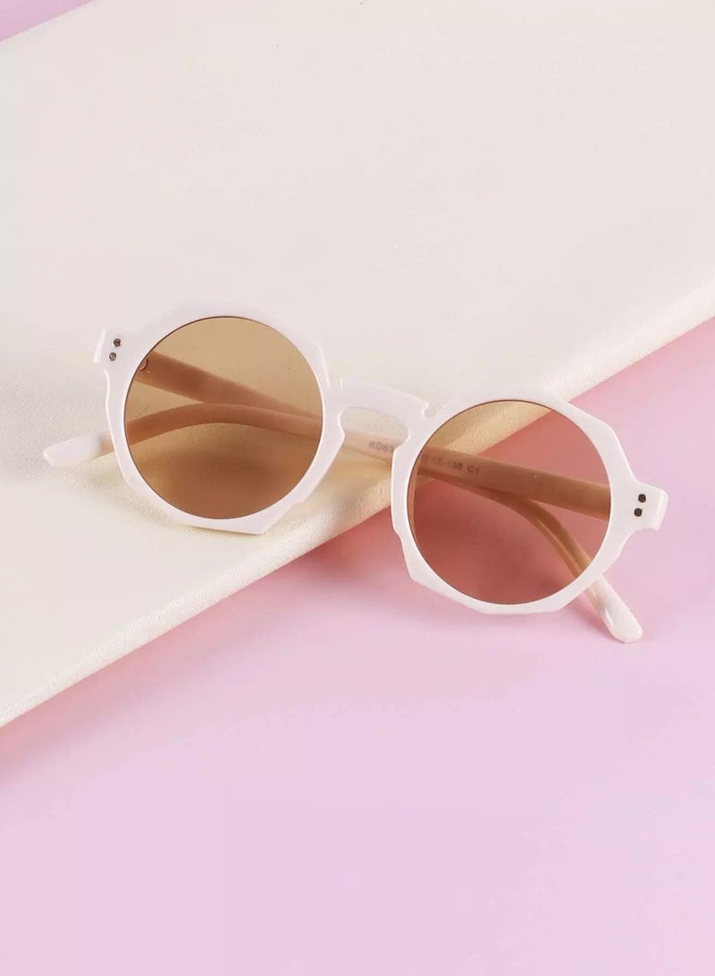 Generic Toddler Kids Round Frame Sunglasses  - Image 1