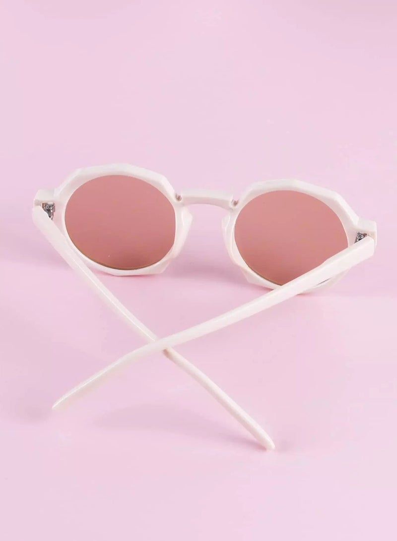 Generic Toddler Kids Round Frame Sunglasses  - Image 2