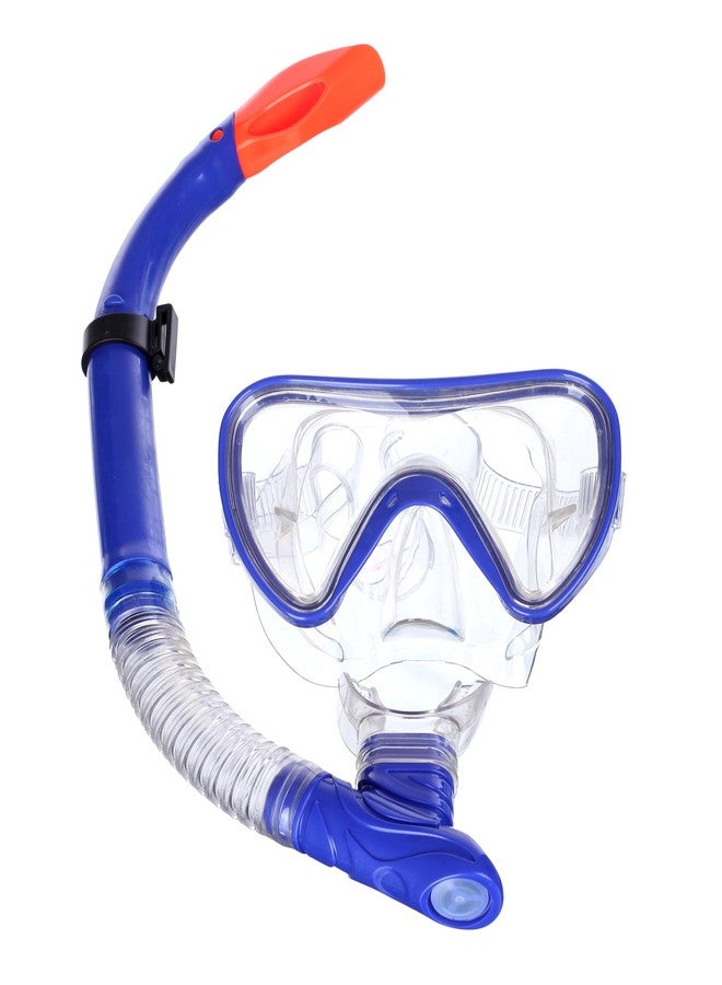 AUF Snorkeling Gear Dry Anti Fog 180° Panoramic View, Swim Goggles with Nose Cover Scuba Diving Mask-(Random colour) - Image 1