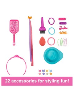 Barbie Barbie Totally Hair Neon Rainbow Deluxe Styling Head  - Image 4