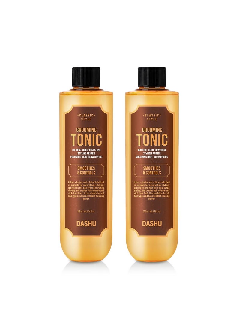 Dashu DASHU Classic Style Grooming Tonic Two Bundle  Natural Hold Styling Promer Voluming 